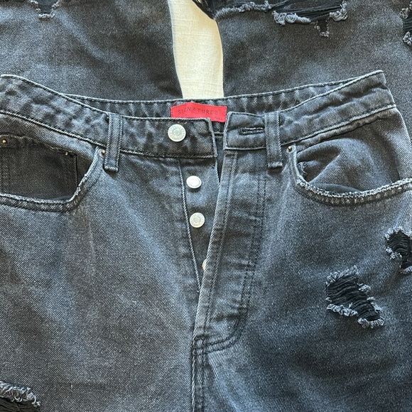 Black signatures distressed jeans - Picture 2 of 4